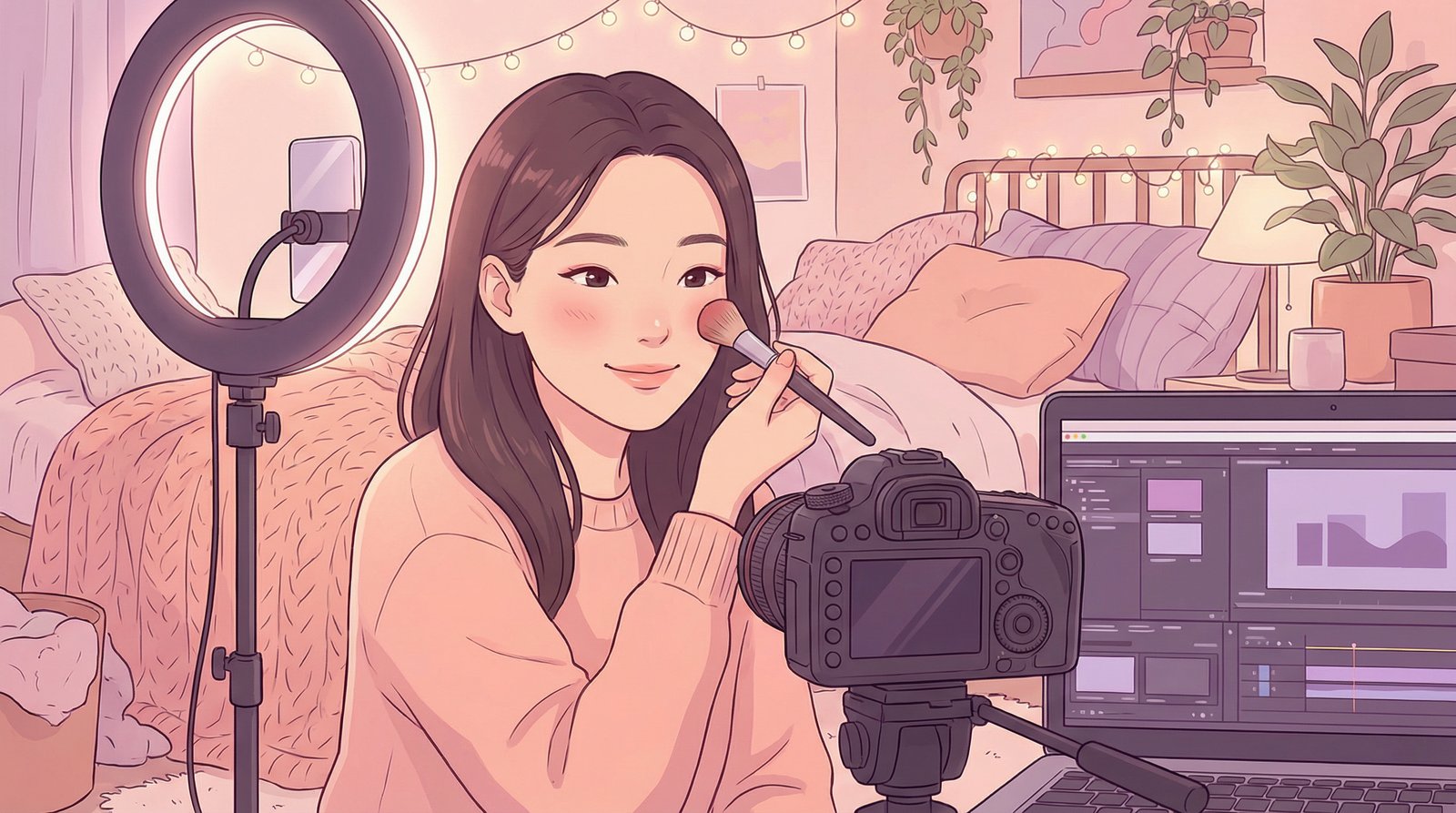 抖荫短视频美妆视频教程